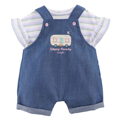 Salopette jeans per bambole Corolle con maglietta piccolo esploratore - 36 cm
