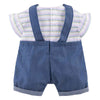 Salopette jeans per bambole Corolle con maglietta piccolo esploratore - 36 cm