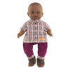 Camicia Corolle a quadri con pantalone piccolo esploratore - 36 cm