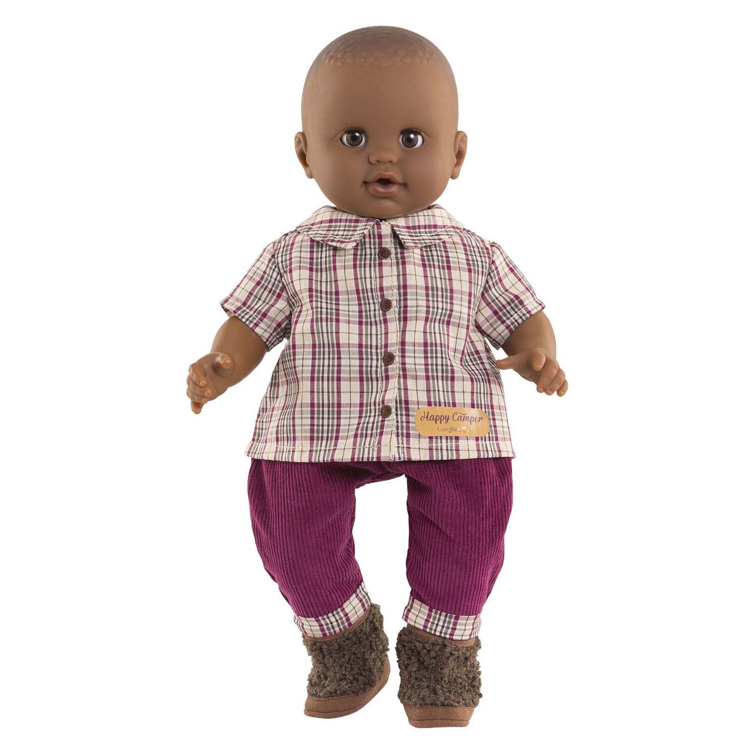 Camicia Corolle a quadri con pantalone piccolo esploratore - 36 cm