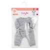 Tuta da jogging Corolle grigia piccolo esploratore - 36 cm