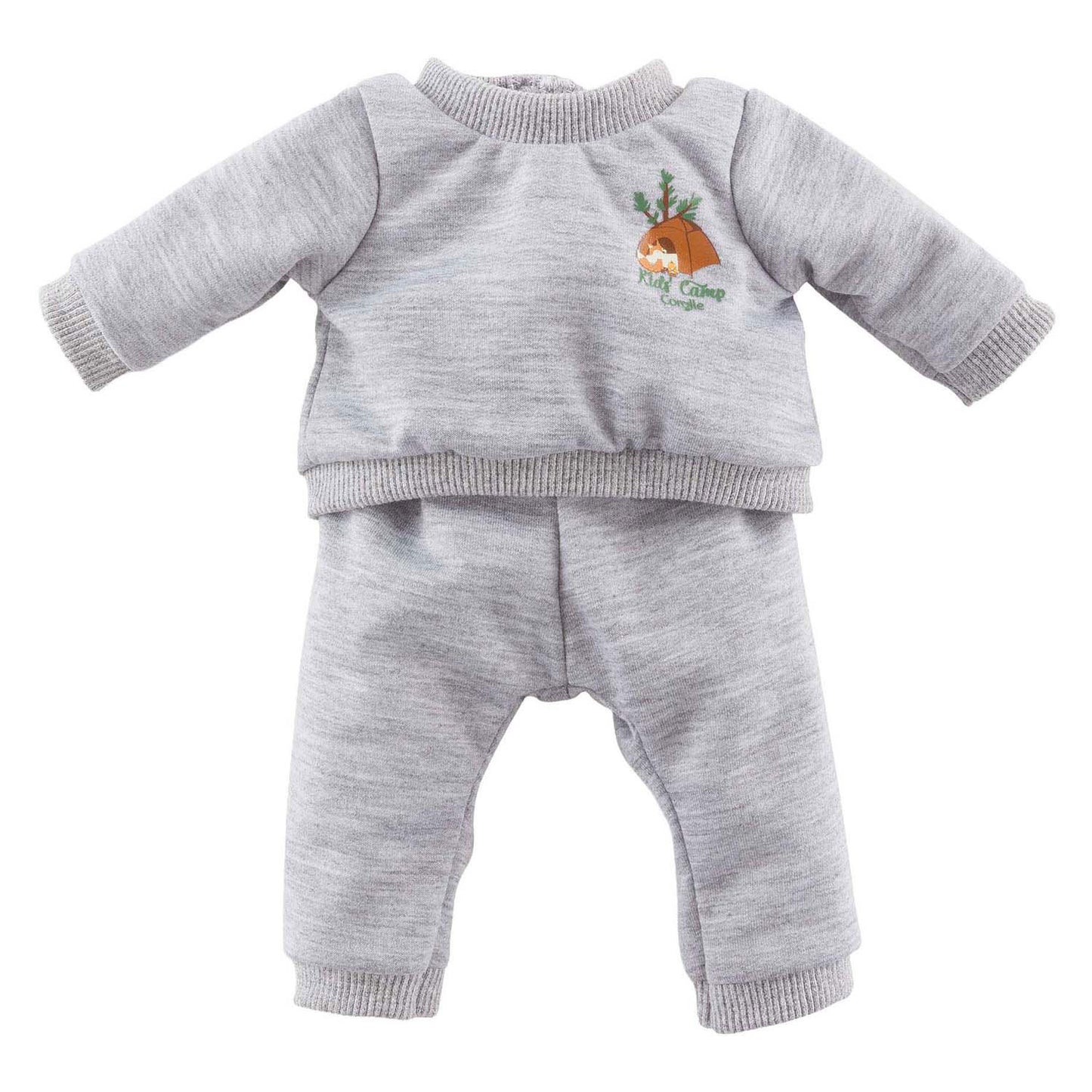 Tuta da jogging Corolle grigia piccolo esploratore - 36 cm