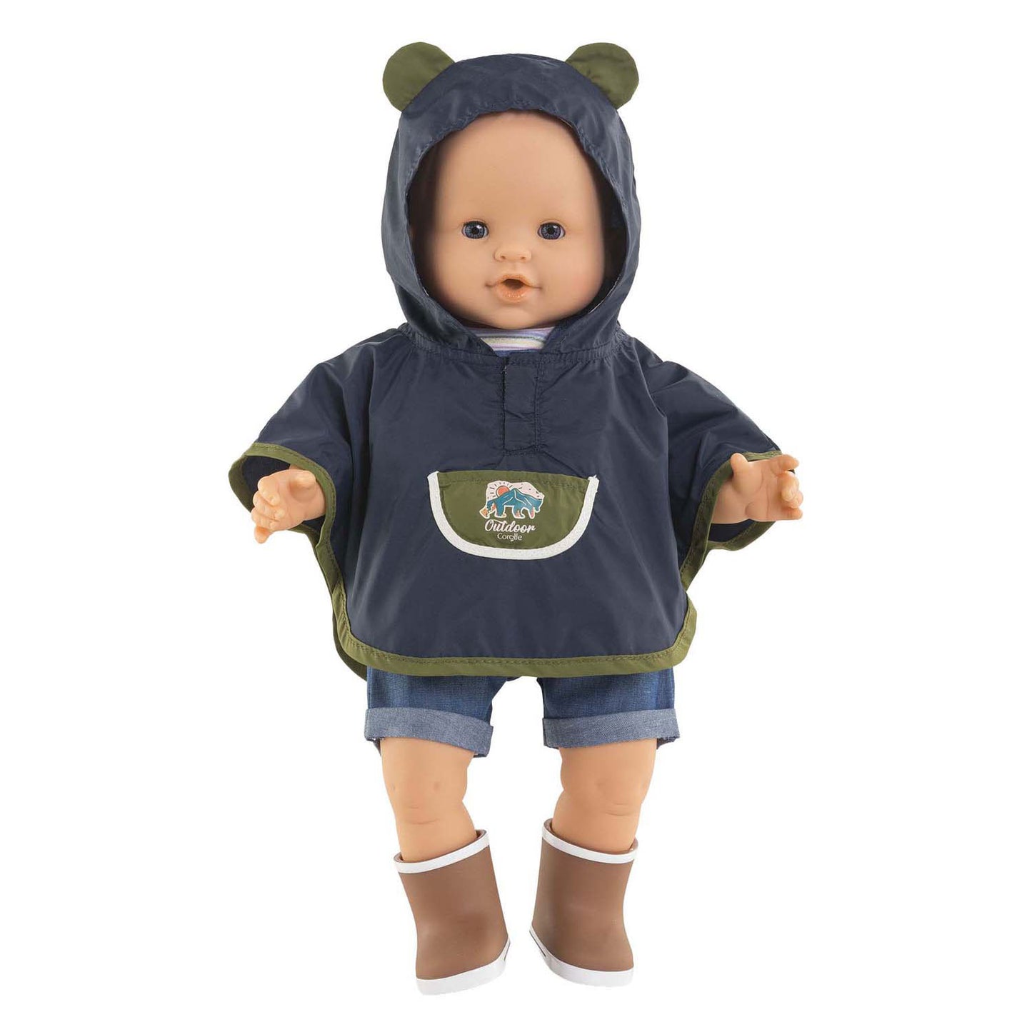 Corolle regenponcho kleine ontdekker - 36cm