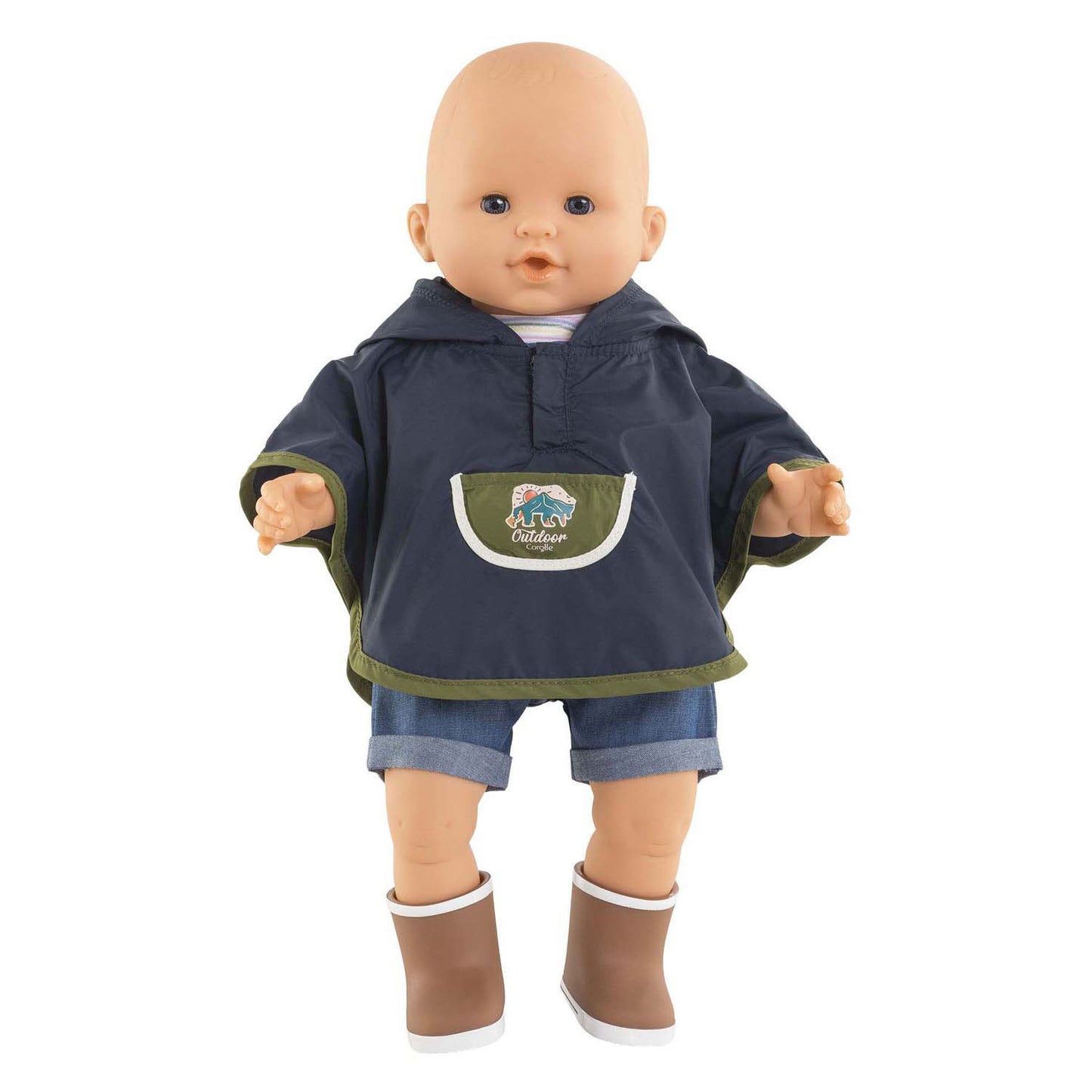 Corolle regenponcho kleine ontdekker - 36cm