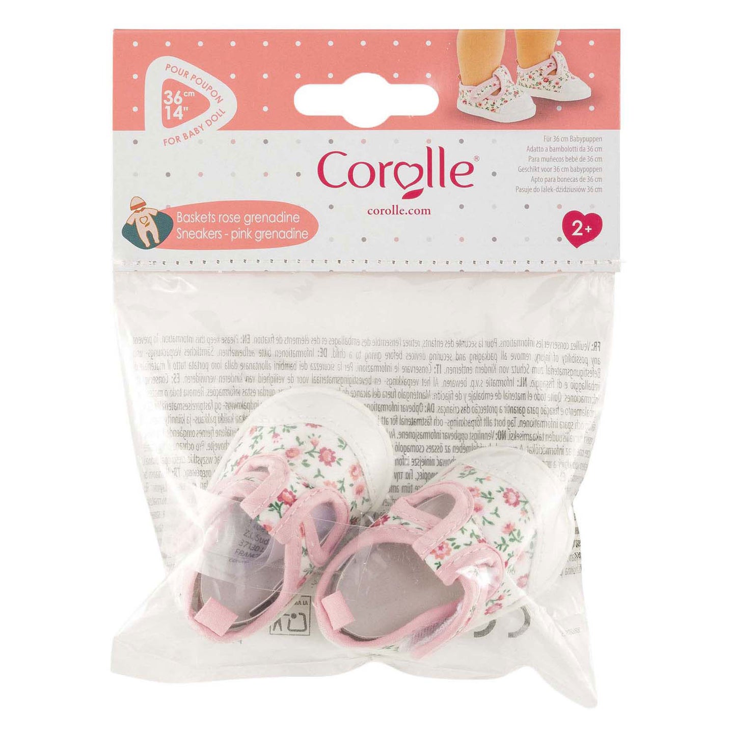 Corolle poppensneakers rose grenadine - 36cm