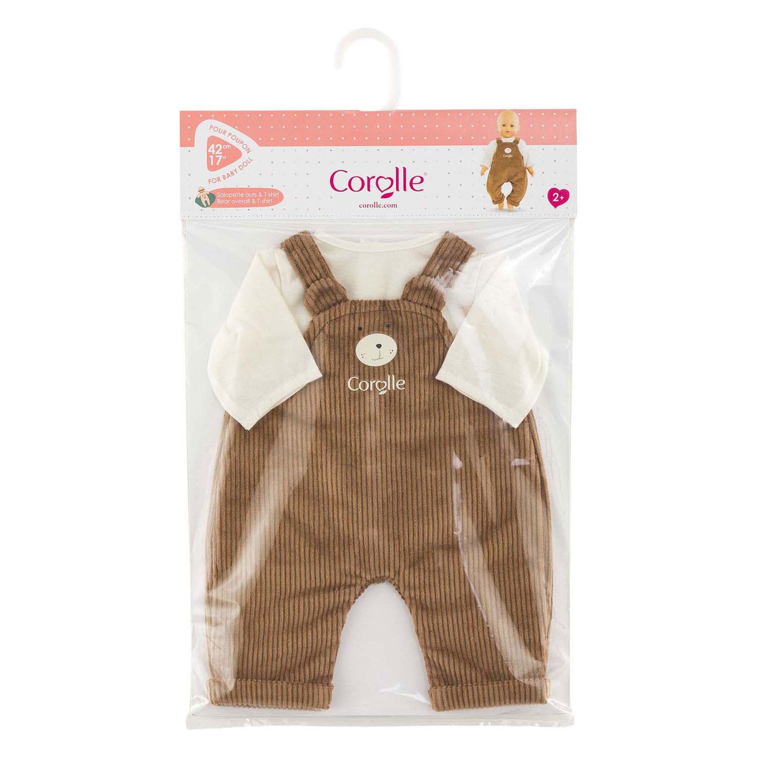 Tuta da bambola Corolle con maglietta piccolo esploratore - 42 cm