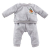 Corolle grijs poppen joggingpak kleine ontdekker - 42cm