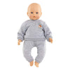 Corolle gray doll jogging suit little explorer - 42cm