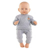 Corolle grijs poppen joggingpak kleine ontdekker - 42cm