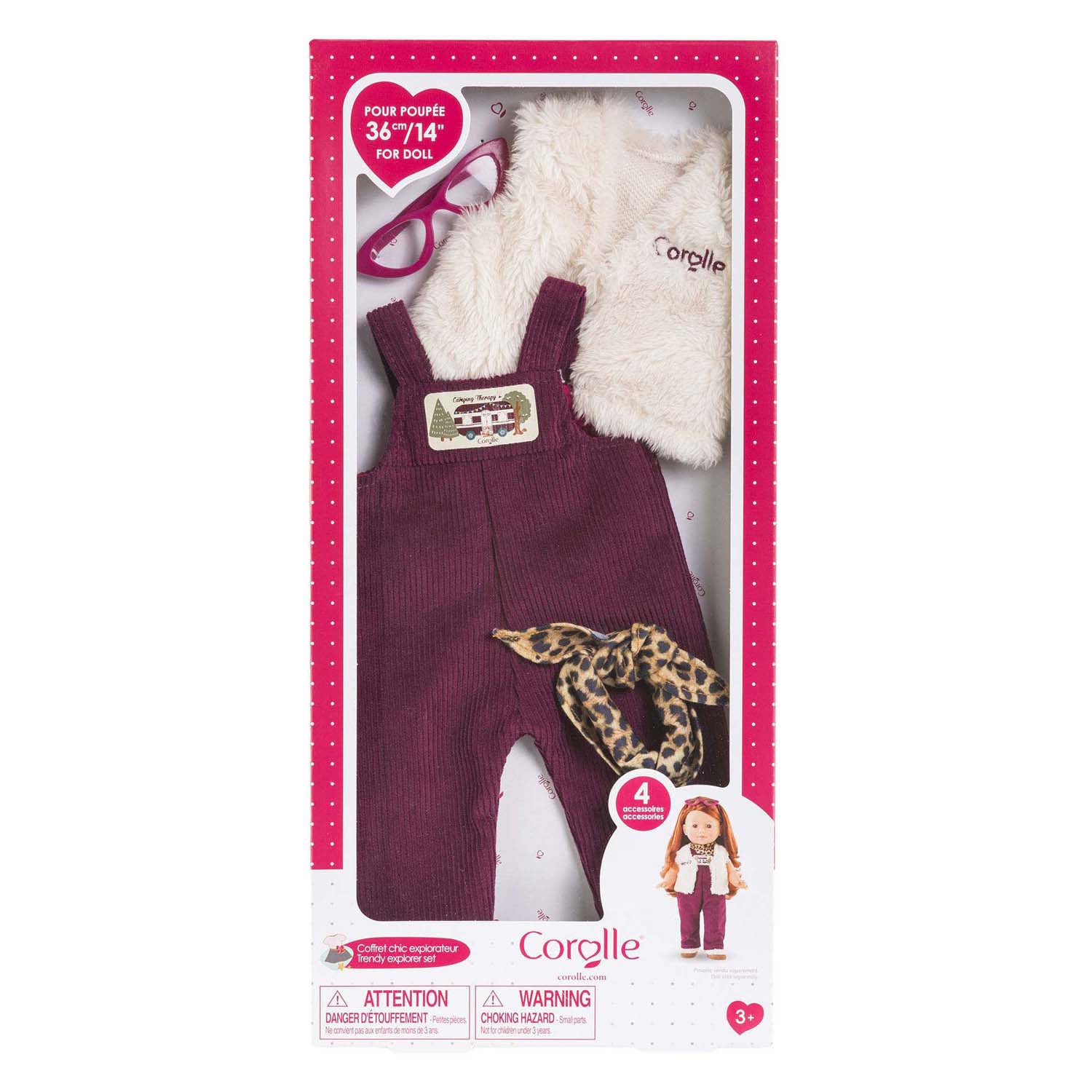 Conjunto exploradora Corolle ma chic - 36cm