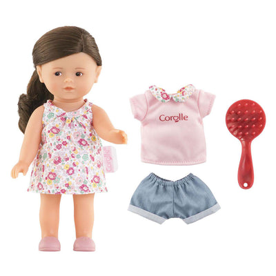 Mini baby-doll Corolle Romy con 3 accessori - 20 cm