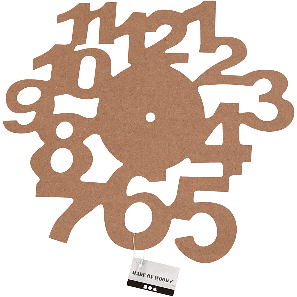 Creativ company clock, d 30 cm, thickness 3 mm, 1 piece