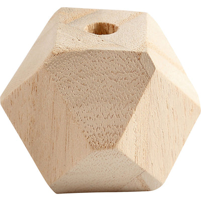 Perline a forma di diamante della Creativ Company, l: 43 mm, misura del buco 8 mm, 3 pezzi 1 scatola