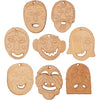 Maschere aziendali Creative, misura 5,5-7 cm, spessore 4 mm, 24 pezzi, 1 scatola