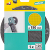 Wolfcraft attacca le griglie | sì | k120 | è | ø180mm | 5 pezzi - 5615000