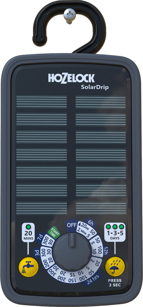 Kit di irrigazione solare Hozelock per un massimo di 20 piante (in vaso).