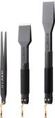 Boretti - Set pinze BBQ 3 pezzi - pinza compatta, pinzetta, pinza grande
