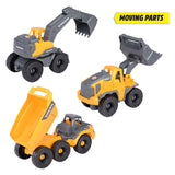 Dickie Volvo Construction Works Vehicles Speelset, 3dlg. - afbeelding 3