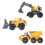 Dickie Volvo Construction Works Vehicles Speelset, 3dlg. - afbeelding 4