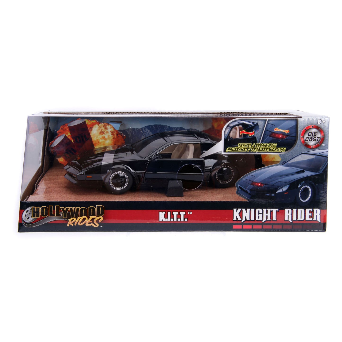 Jada Die Cast Knigh Rider 1982 Pontiac Trans Am Auto 1:24