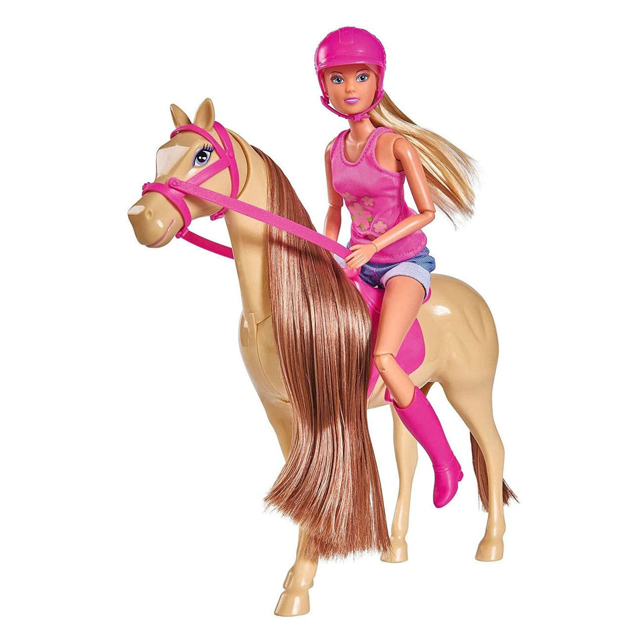 Simba - steffi love - pareja - precioso caballo - muñeca