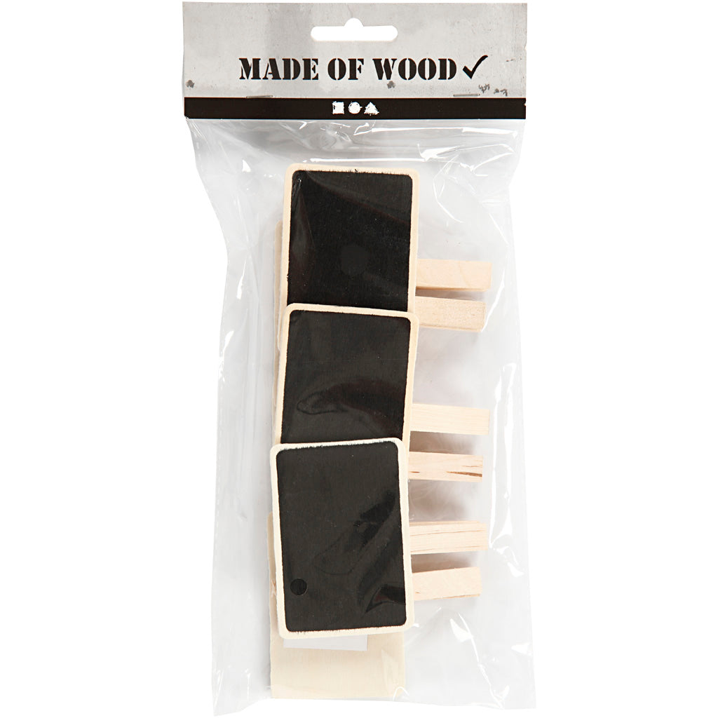 Creativ company https: www.cchobby.nl schoolbord-met-wasknijpers-afm-6-8x4-7-cm-6-stuk-1-doos