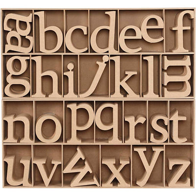 Lettera aziendale Creativ, h: 8 cm, spessore 2 cm, 112 pezzi 1 scatola