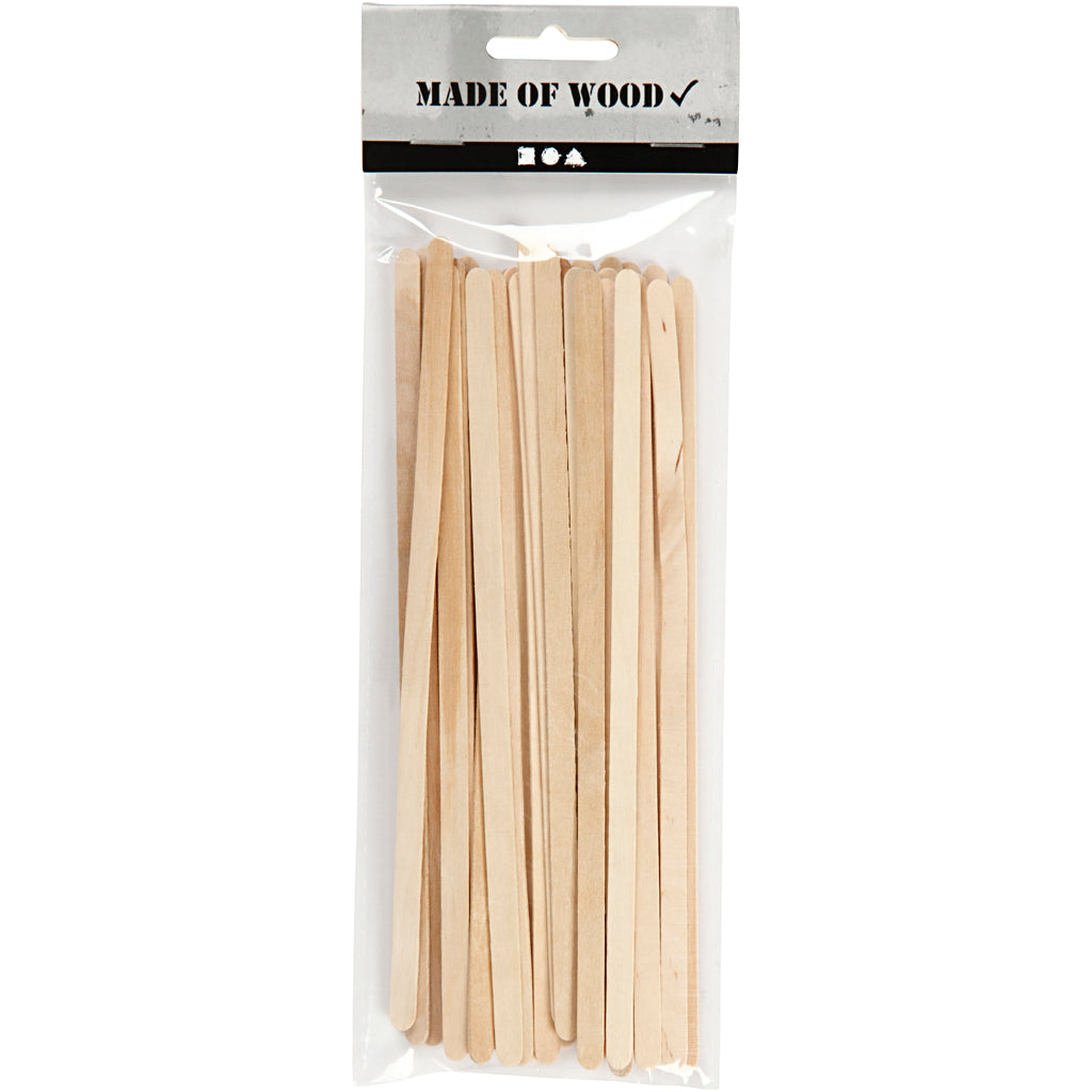 Sticchi di imbarcazione in legno Long, 30st (19x6mm)
