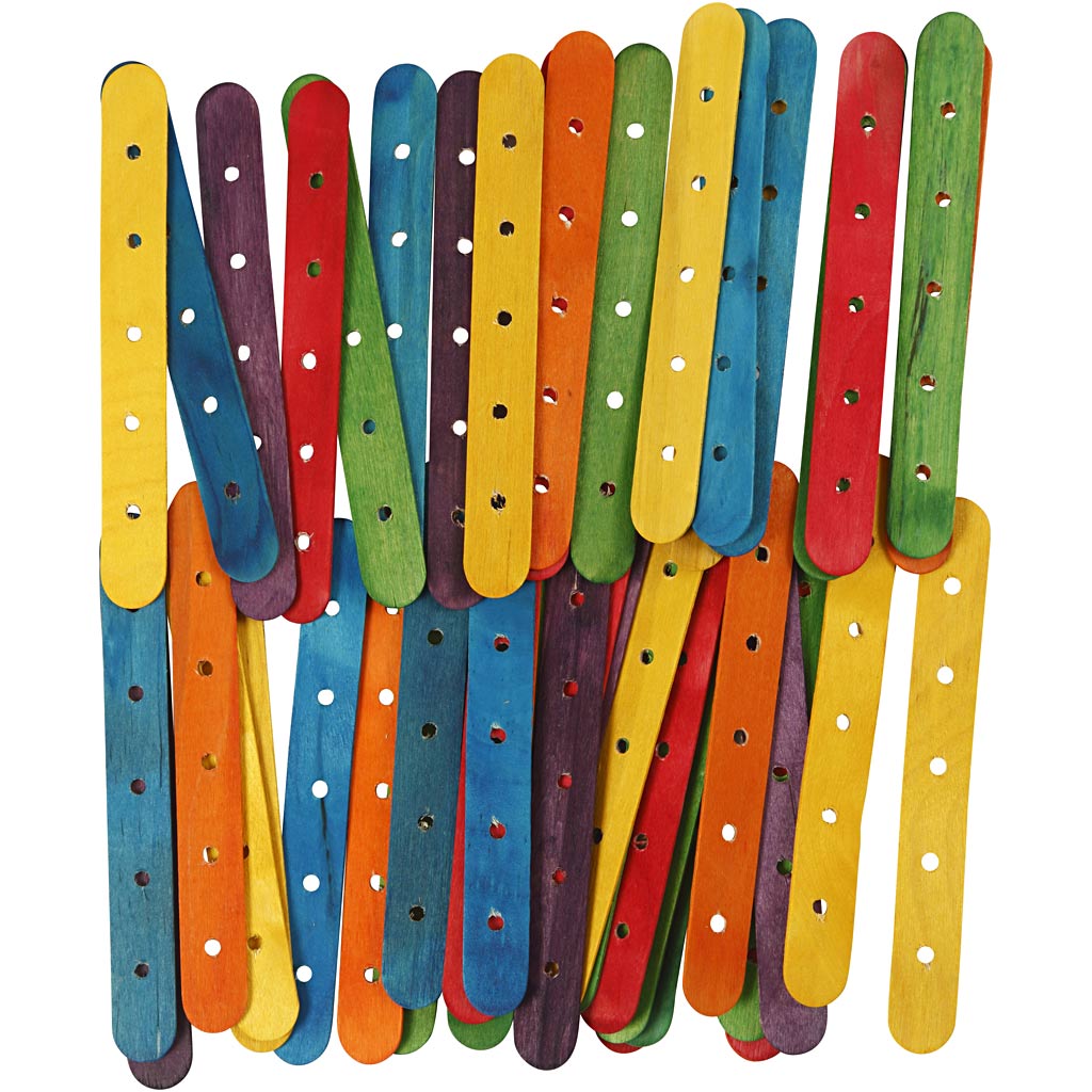 Creativ Company Wooden Construction Sticks Color, 500st.