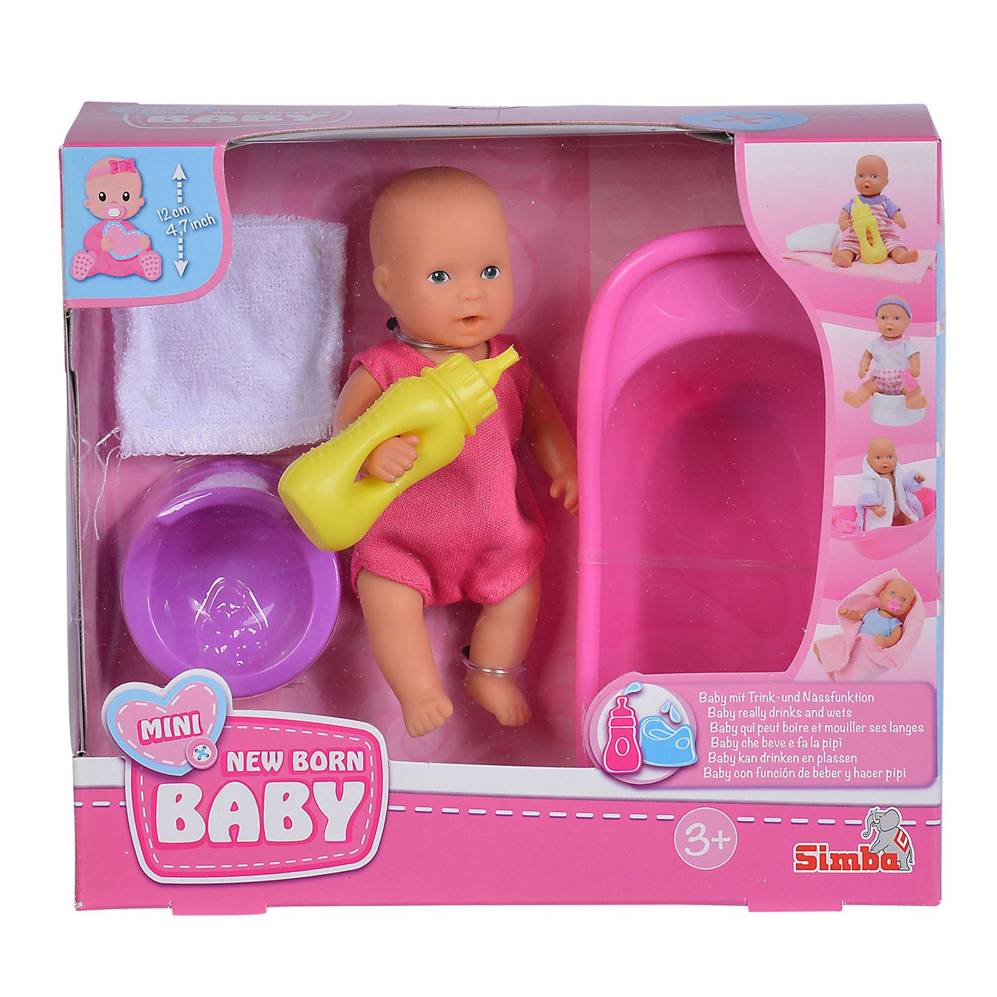 Mini neonato in cattivo set