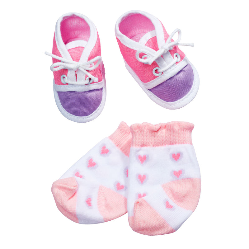 Calzini per bambini neonati nati scarpe viola rosa