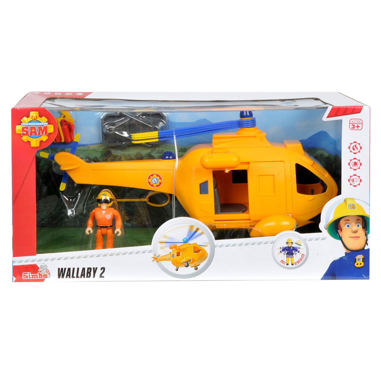 Fireman Sam Wallaby con figura