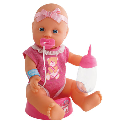 Recién nacido baby baby baby muñeca con accesorios 4dlg.