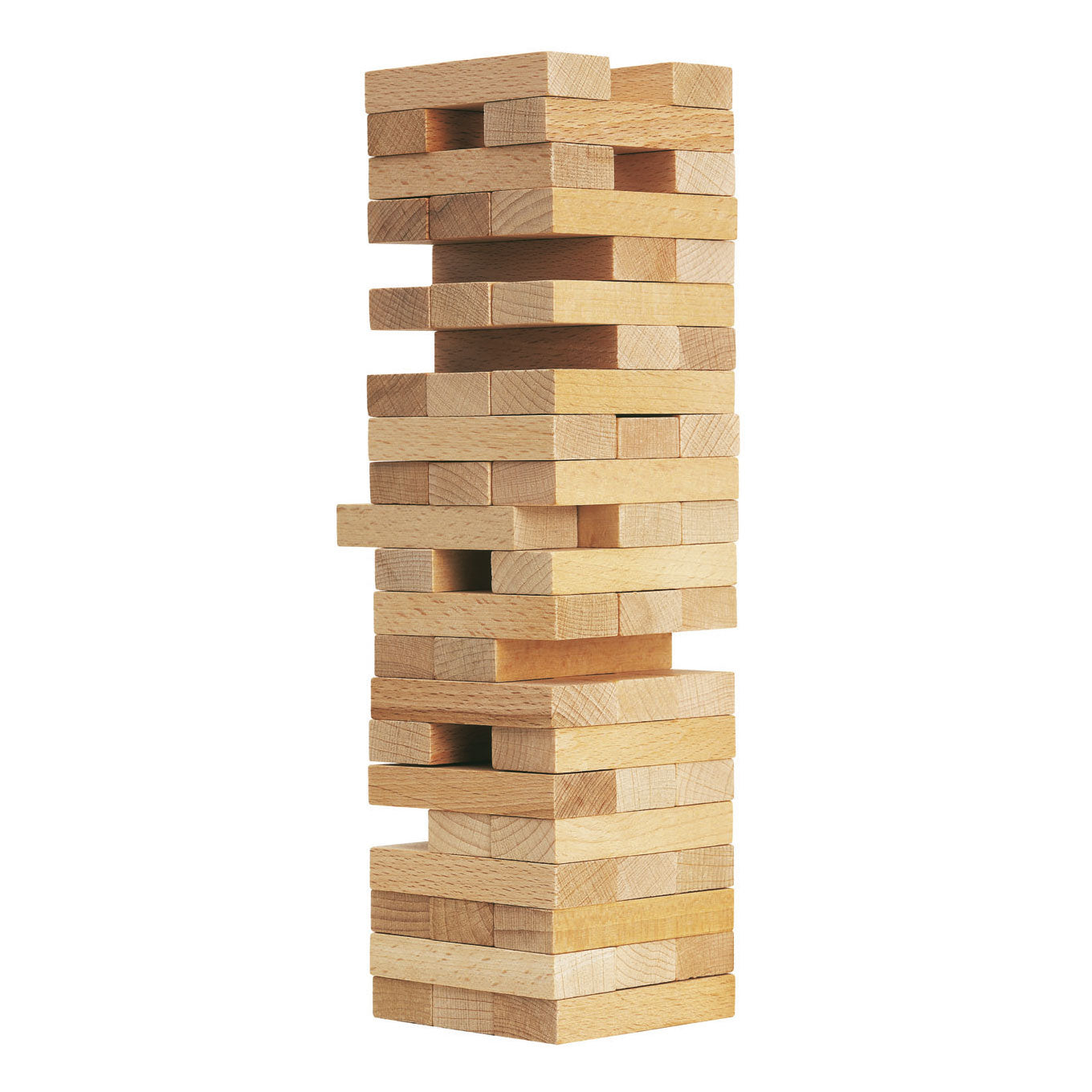 Torre impilabile in legno Eichhorn 54 pezzi.