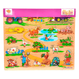 Puzzle di eichhorn in legno mega noppen - afbeelding 3