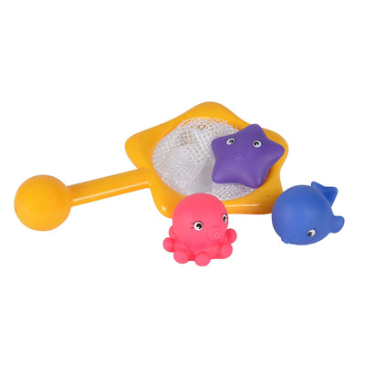 ABC Bath Animals con red de aterrizaje 4dlg.