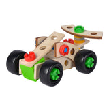 Eichhorn rennauto constructieset constructor aantal onderdelen: 35 leeftijdsklasse: vanaf 3 jaar - afbeelding 2