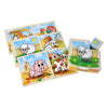 Eichhorn houten blokpuzzel boerderij