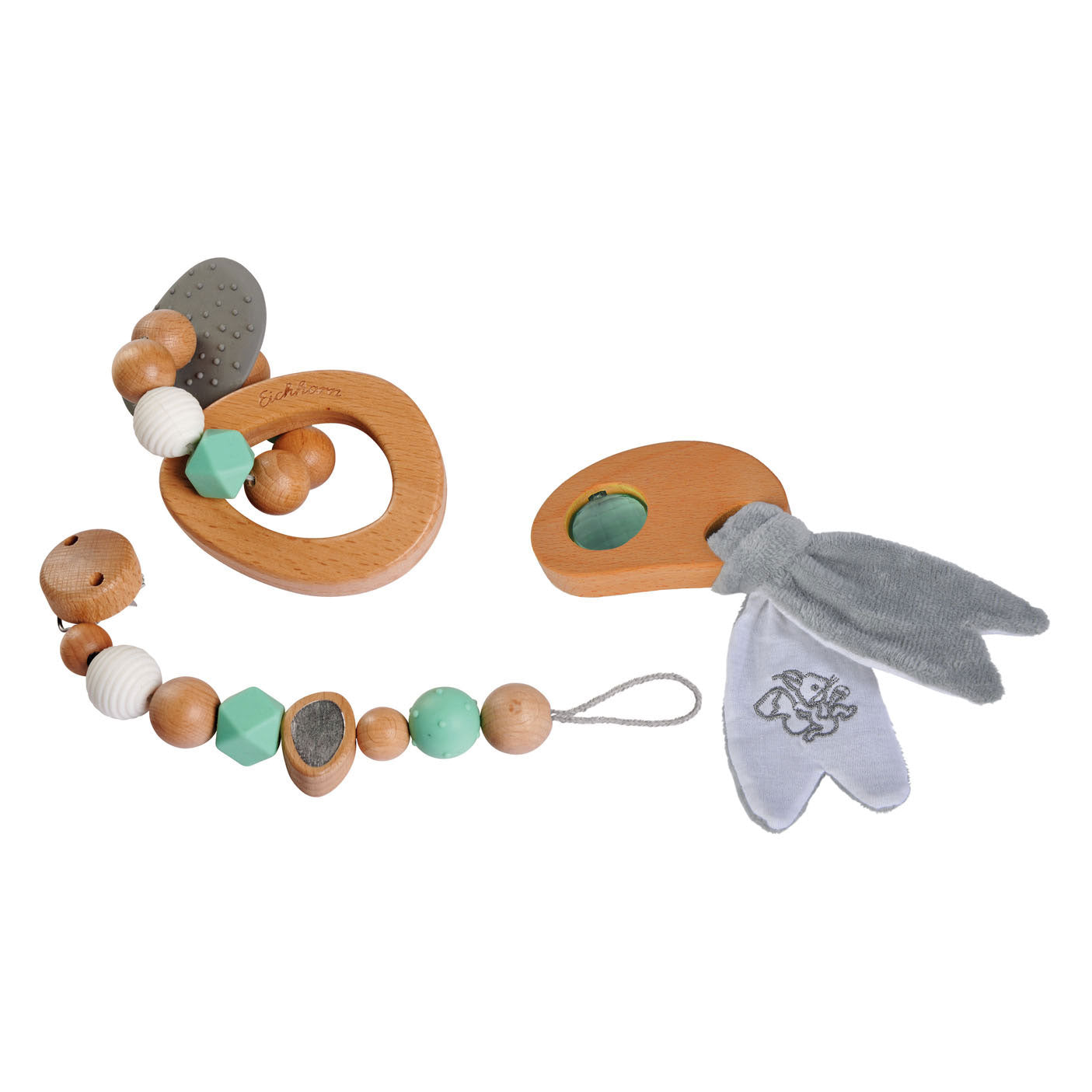 Eichhorn Baby Pure Wooden Gift Gift 3dlg.