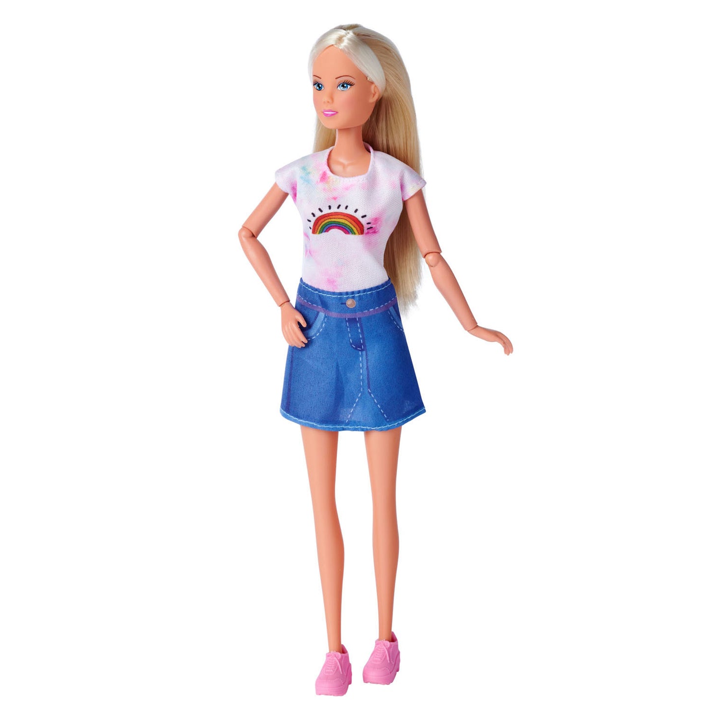 Barbie GJM72 - Barbie turnpop speelset met pop, evenwichtsbalk, 15 Barbie GJM72 - Barbie turnpop speelset met pop, evenwichtsbalk, 15