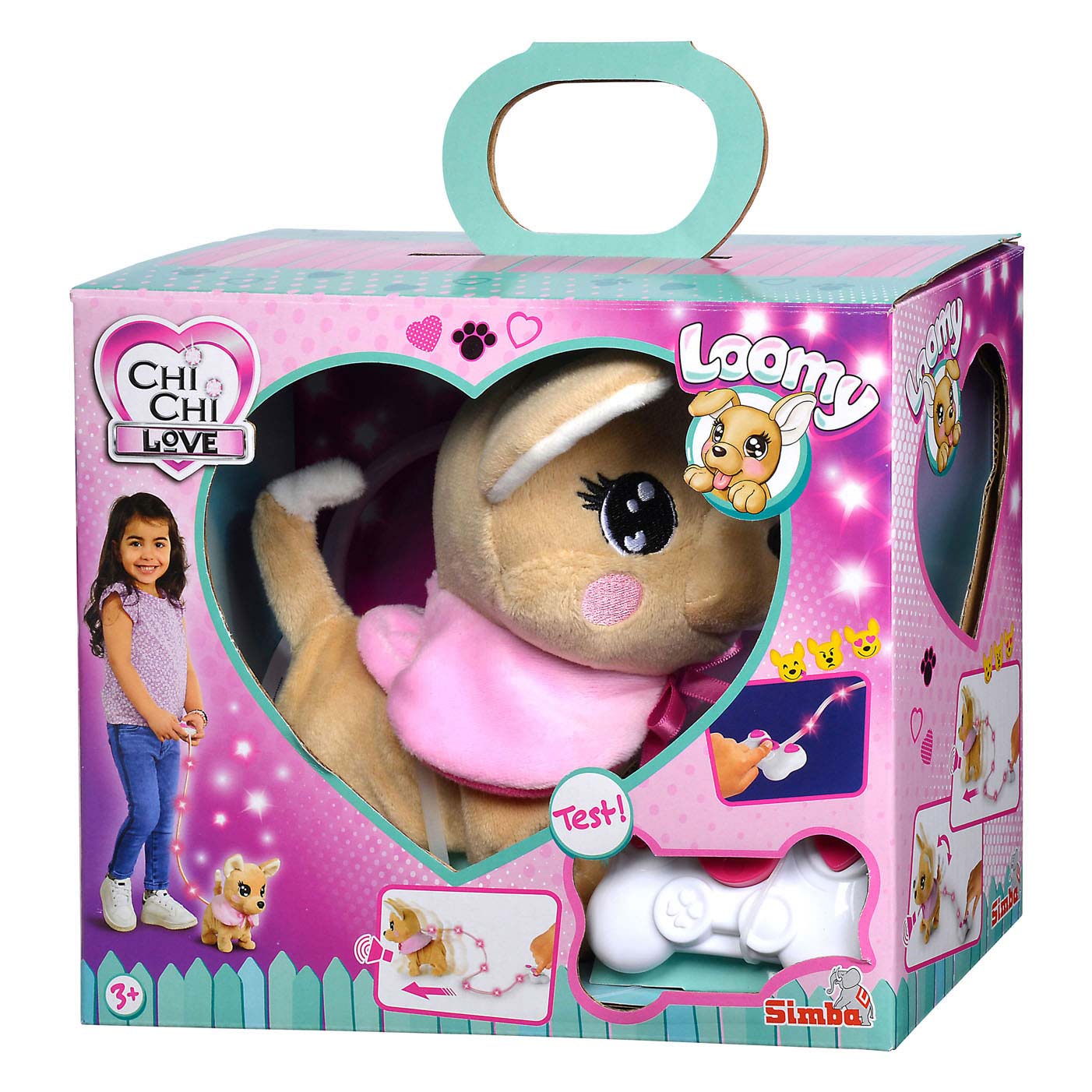 Chi Chi Love Loomy Dog Walk con telecomando