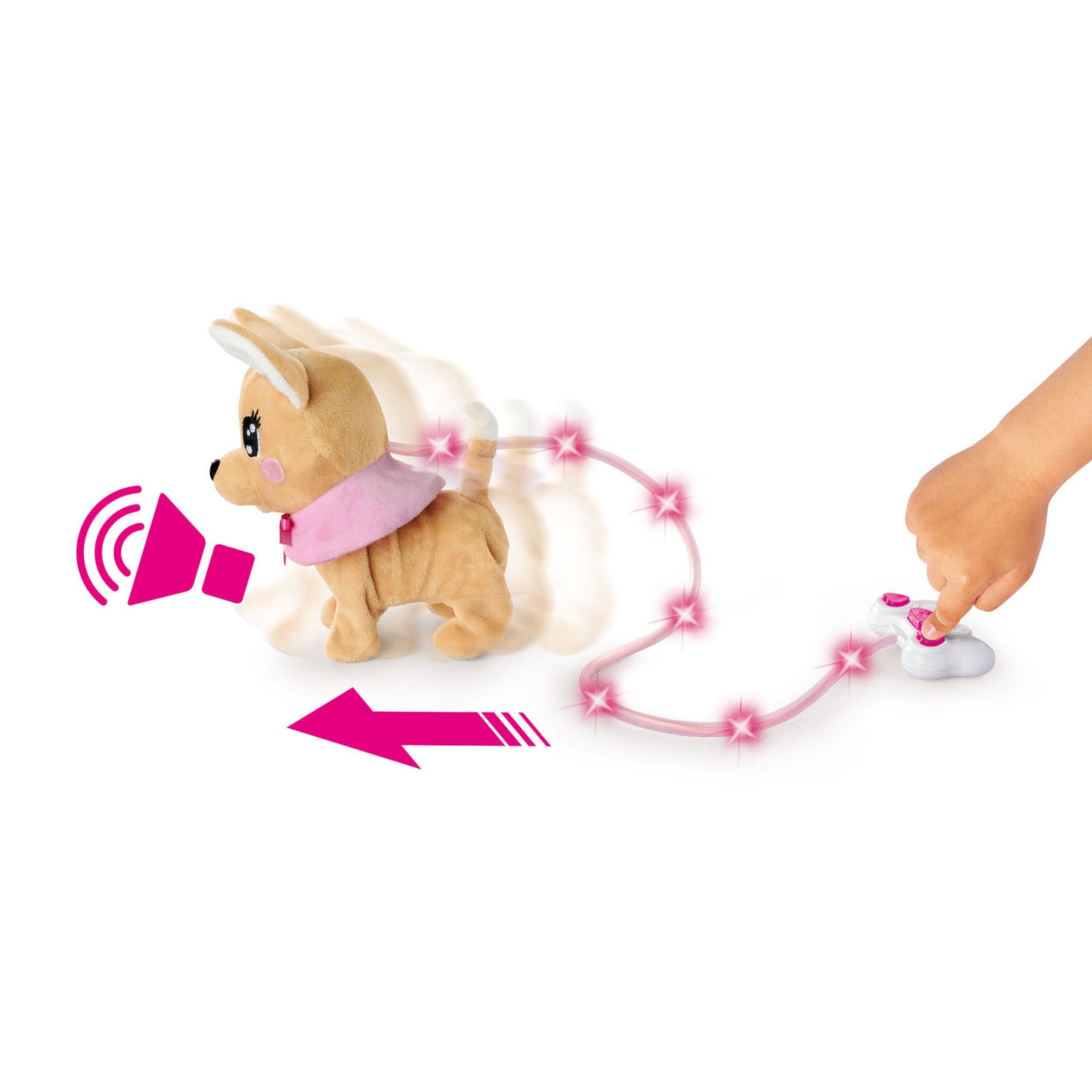 Chi Chi Love Loomy Dog Walk con telecomando