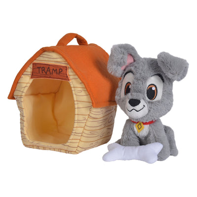 Disney Cuddle Plush Tramp con cuccia