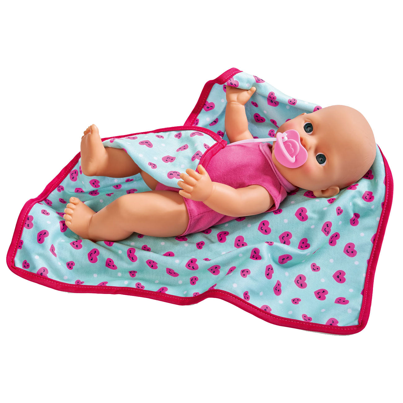 Bambola neonata con coperta di coccole