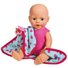 Bambola neonata con coperta di coccole