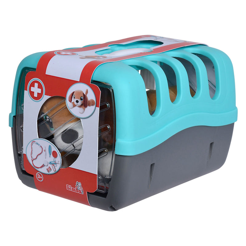 Simba veterinaria juego set con perro de abrazo