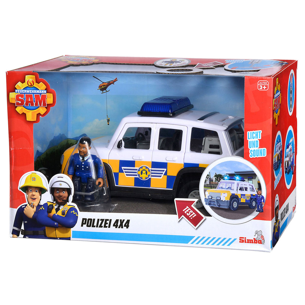 Bombero Sam Police Car con figura de juego
