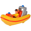 Firefighter Sam Rescue Boat con Play Figura Elvis