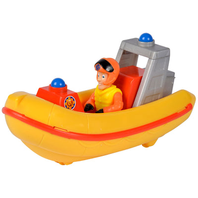 Firefighter Sam Rescue boat with play figure Elvis