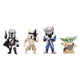 Jada toys jada star wars mini figuren 6,5 cm - 4st.